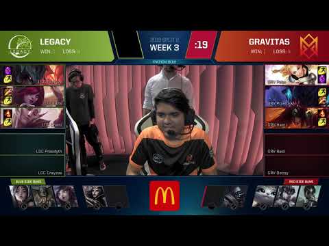 OPL 2019 - Split 2 Week 3 Game 6 - LGC vs. GRV