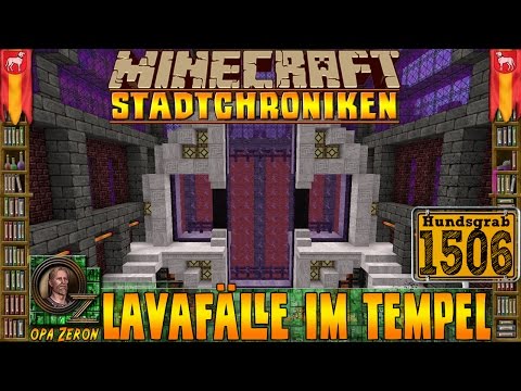 Minecraft Stadtchroniken [#1506] Lavafälle im Tempel [HD+Deutsch]