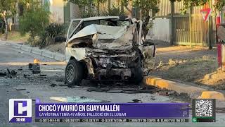 TRAGEDIA en Guaymallén: un choque terminó con la vida de una persona