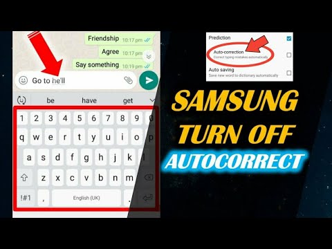 #autocorrect #textprediction #wordsuggestion  How to Turn off Autocorrect on SAMSUNG Device