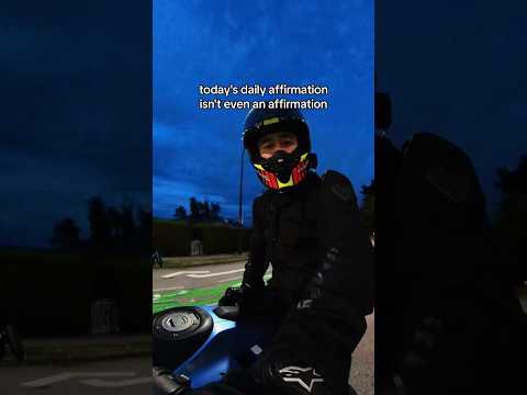Your Daily Affirmation #dailyaffirmations #affirmations #motovloger #motorcyclecommunity #yamaha