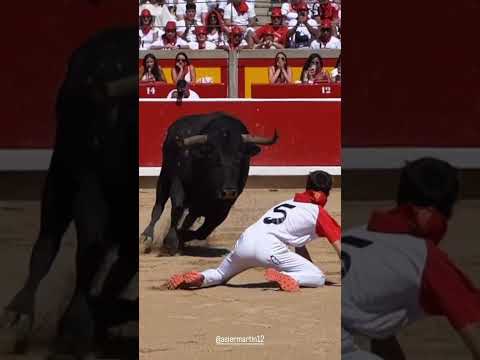 quiebro asier martin toros bravos Pamplona san Fermín 2024