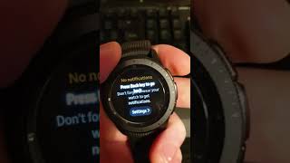 Galaxy watch 42mm back button not working