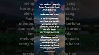 Download lagu cara berbakti kepada orang tua yang harus anak lakukan #shorts mp3