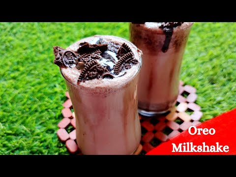 Oreo Milkshake | Oreo Milkshake Recipe Without Ice Cream | How To Make Oreo Milkshake