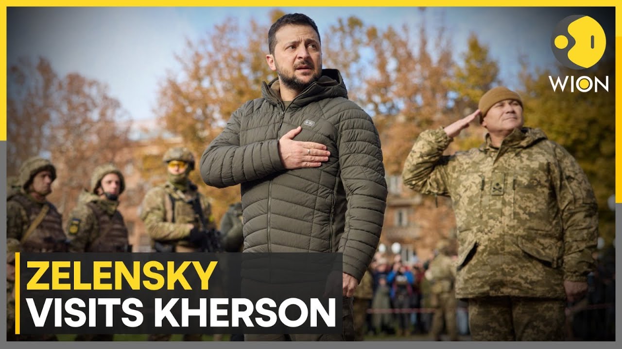Ukraine: Zelensky Vows Stronger Defenses in Kherson | Marks Third Liberation Anniversary | WION