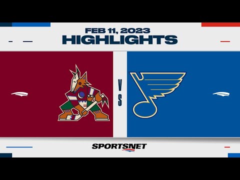 NHL Highlights | Coyotes vs. Blues - February 11, 2023