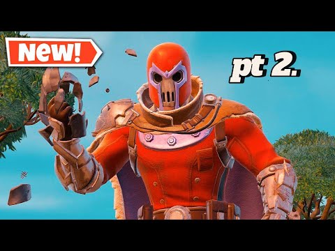 The 2nd style of  MAGNETO in Fortnite! (Unlock ALL Magneto Challenges Quests Reward)