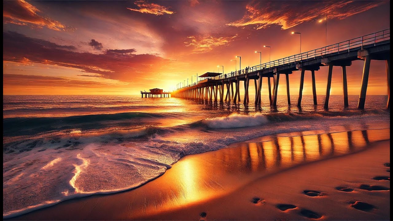 Discover a captivating peek of Henley Beach.