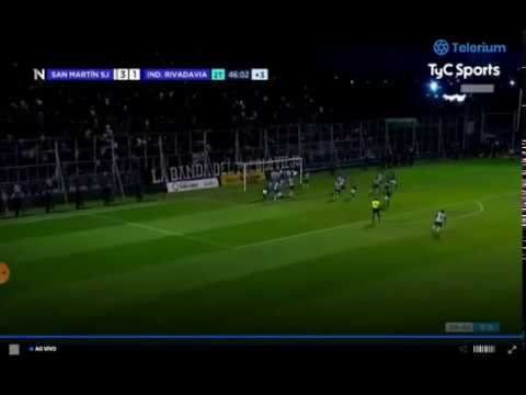 Partidos de Fútbol Argentino. San Martín SJ - Independiente Rivadavia. Primera Nacional 2019/20