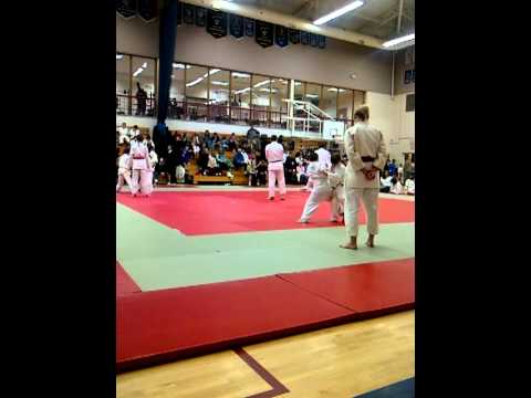 Anna's first Judo tournament