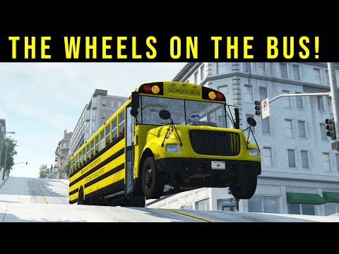 The Wheels on the Bus – DR's Cut – BeamNG Drive | Demolition Republic