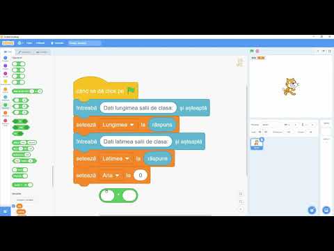 Scratch   Aria unui dreptunghi