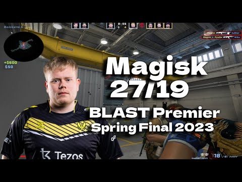 CSGO POV Vitality Magisk (27/19) vs G2 (NUKE) @ BLAST Premier Spring Final 2023