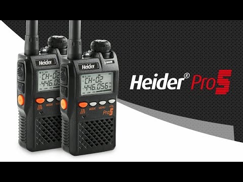 Heider Pro5 3rd Generation PMR Radio - 15 Km Talking Range