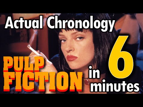 Pulp Fiction Actual Chronology in 6 minutes