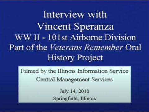 Vince Speranza - Veterans Remember: WWII (Part 1 of 6)
