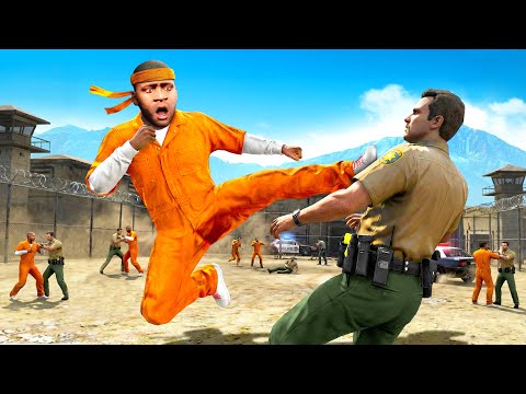 GTA 5 - ESCAPE the PRISON as a NINJA!
