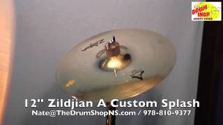 Video thumbnail for Zildjian A Custom Splash 12'' - The Drum Shop North Shore by Nate Morrison Drums