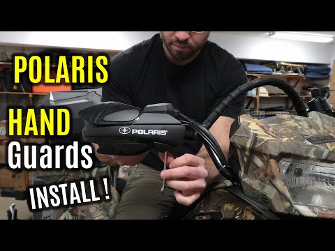 HandGUARDS & Mount KIT Install | 2018 Polaris Sportsman 1000 XP HUNTER