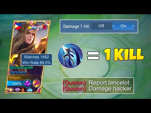 Try This Lancelot 1 ULTIMATE = 1 KILL BUILD!! | They Think I am Using CHEATS!🔥 ( Best Build 2022! )
