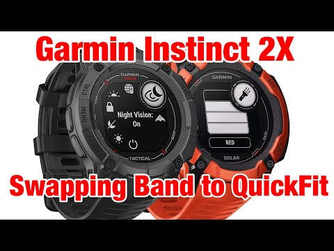 Garmin Instinct 2X Band QuickFit Change Review - Switch to QuickFit and Change Your Style!