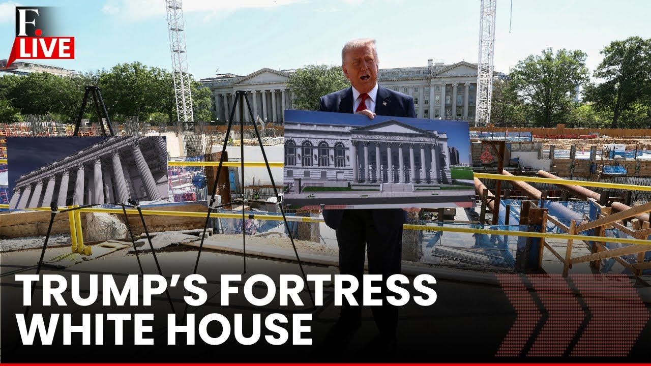 LIVE: Trump Reveals Fortified White House Ballroom With Bunker, Drone Port and Missile Defences