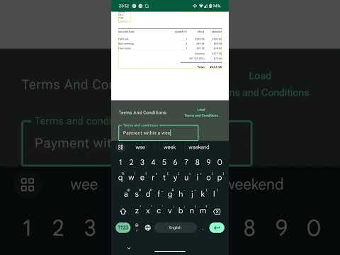 PDF Invoice Maker Video