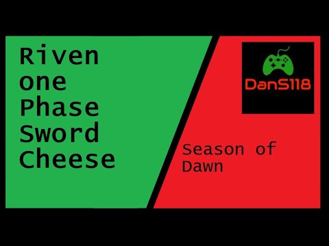 Riven one Phase sword Cheese [Season of Dawn]