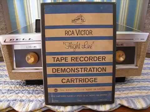 Scarce RCA "Flight Line" Sound Tape Demo Cartridge