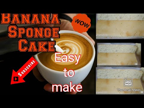 BANANA SPONGE CAKE