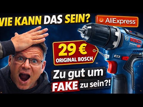 BOSCH Professional für 29 € bei AliExpress?! 😱 Zu gut, um echt zu sein?