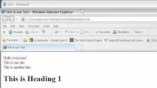 Download the video "HTML Tutorial 2: HTML for Beginners part 2."