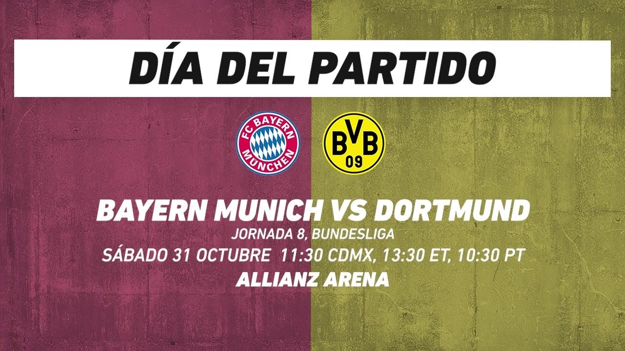 Bayern Munich vs Borussia Dortmund: Bundesliga