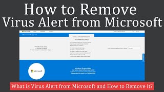 How to Remove Virus Alert from Microsoft?