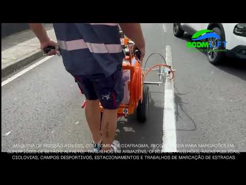 MÁQUINA DE PINTAR LINHAS EM PAVIMENTOS - AR30 PRO AIRLESS