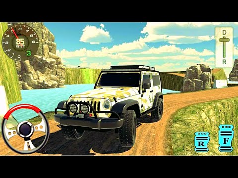 Offroad Jeep Army SUV Mountain Driving Game - 4x4 SUV Prado Drive Simulator - Android GamePlay
