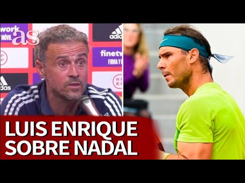 LUIS ENRIQUE habla del ORGULLO que SIENTE sobre NADAL y sus ROLAND GARROS | AS