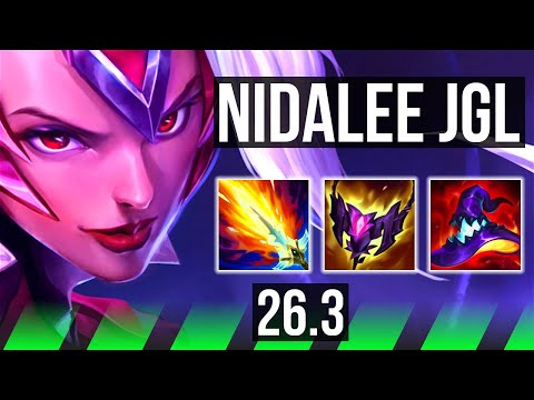 NIDALEE vs DIANA (JGL) | Good KDA: 21/1/11, 38K damage | NA Master | 26.3