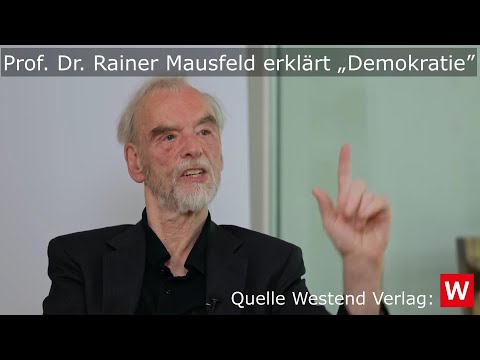 Prof. Mausfeld definiert Demokratie: Bildung parasitärer Machteliten verhindern!