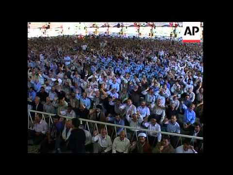 Cleric blames protesters for Neda's death, attacks UK