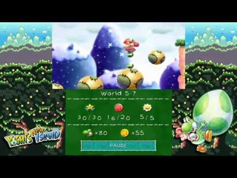 Yoshi's New Island 100% walkthrough (w/ commentary) Part 43 - World 5-7: Eggstraordinary Terrain!