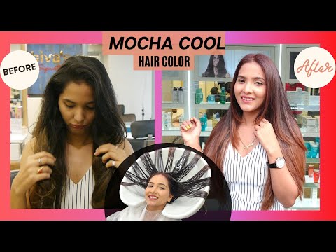 Mocha Cool Hair Color at Shivas Signature Salon | By...