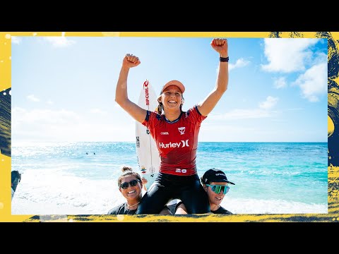 Molly Picklum Claims Maiden CT Victory, Yellow Leaders Jersey At Sunset Beach