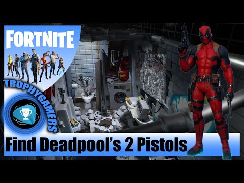 Fortnite - Find Deadpool’s 2 Pistols - Deadpool’s Weekly Challenge Week 7