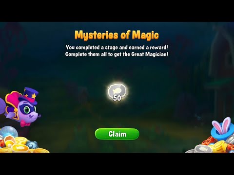 Fishdom Mysteries of Magic. Win Strikes Level 4417 - 4421. Got Rewards: 50 Silver Coupons.