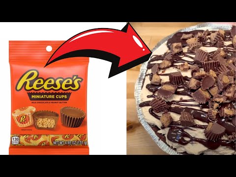 No Bake Reese's Peanut Butter Cup Cheesecake - Easy and Delicious!