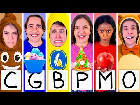 MANGIAMO SOLO CIBO DELLA PRIMA LETTERA DEL NOSTRO SOPRANNOME PER 24 ORE!🔤