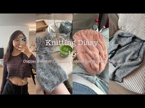 Knitting Diary -15- Cognac Sweater / Deima’s Crochet Cardi / Ning Beanie