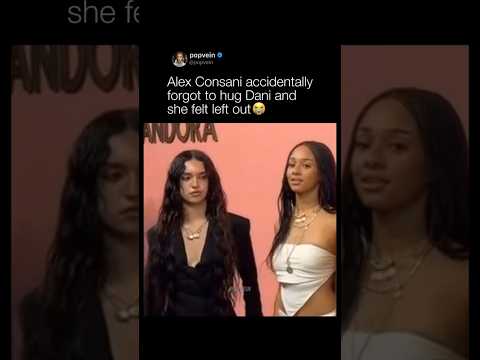 Alex Consani accidentally forgot to hug Daniela and she felt left out 😭🩷